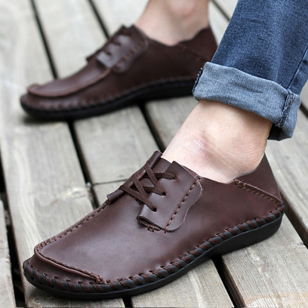 Meeste mugavad paeltega kunstnahast kingad juhuks ja ilma: must, helepruun, tumepruun