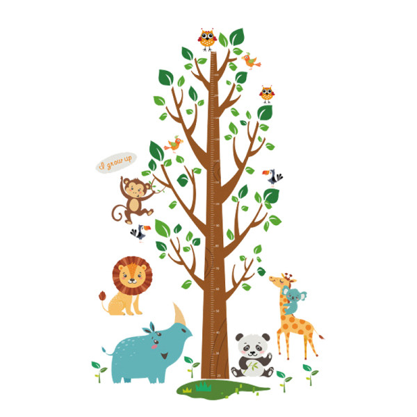 Samoljepljiva dječja naljepnica sa životinjama