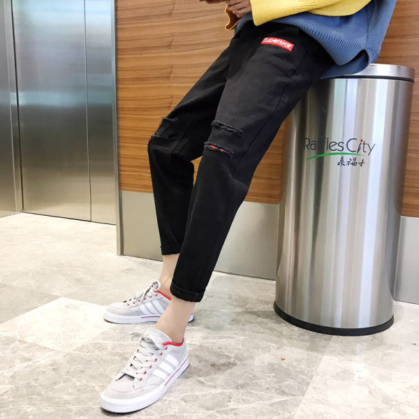 Pavasara-vasaras vīriešu bikses ar 9/10 garumu