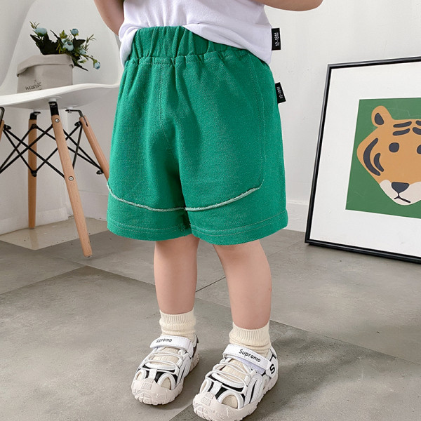 Casual παιδικά σορτς με ελαστική μέση για αγόρια