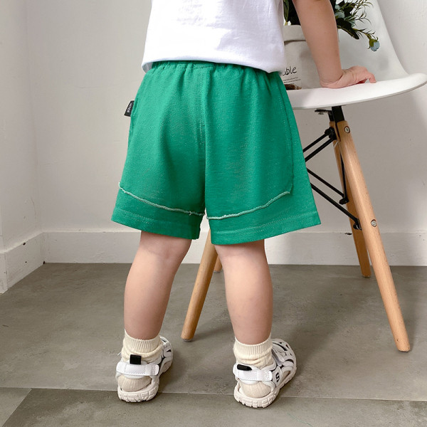 Casual παιδικά σορτς με ελαστική μέση για αγόρια