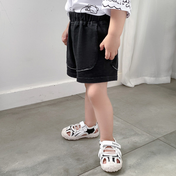 Casual παιδικά σορτς με ελαστική μέση για αγόρια