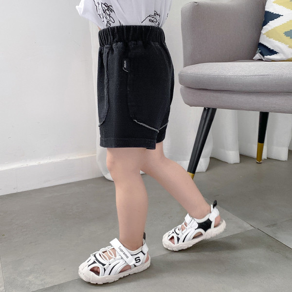 Casual παιδικά σορτς με ελαστική μέση για αγόρια