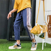 Pantaloni pentru bărbați sport și casual cu margini