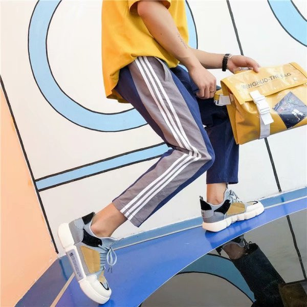 Sportinės ir laisvalaikio vyriškos kelnės su apvadu