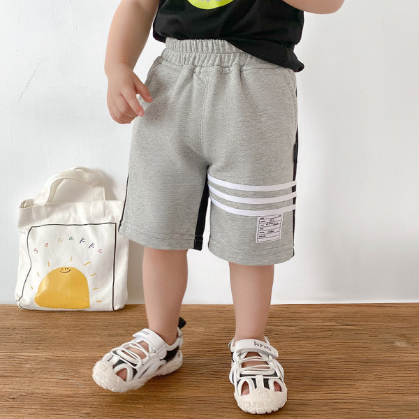 Casual παιδικά σορτς με ελαστική μέση για αγόρια