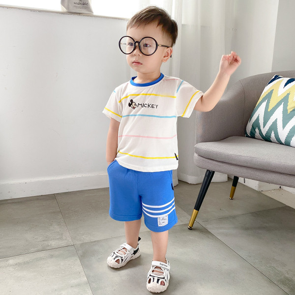Casual παιδικά σορτς με ελαστική μέση για αγόρια