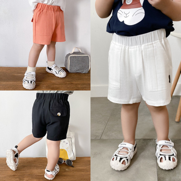 Παιδικά σορτς με τσέπες και ελαστική μέση