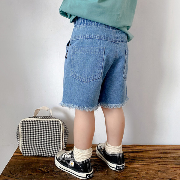 Κοντά τζιν για παιδιά με ελαστική μέση