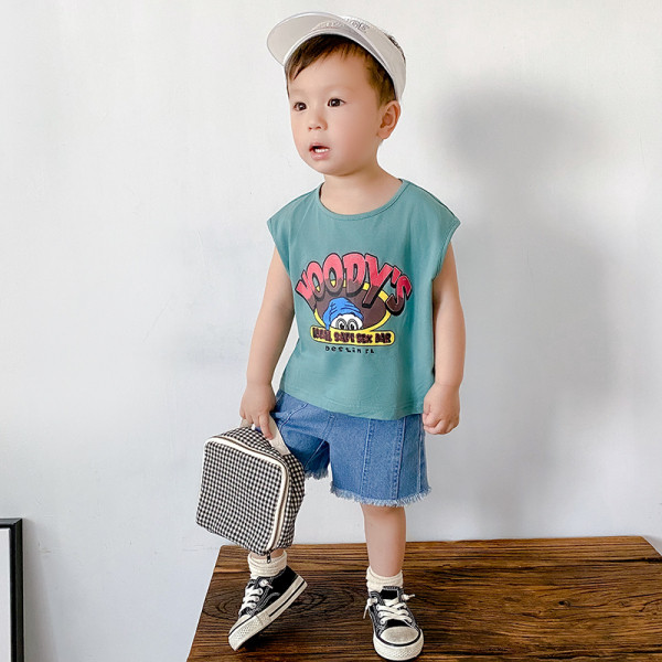 Κοντά τζιν για παιδιά με ελαστική μέση