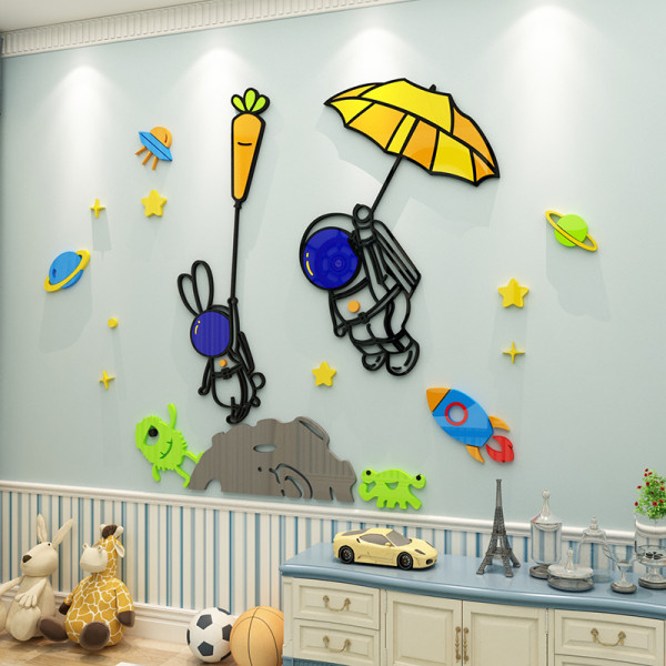 Isekleepuv 3D kleebis lapse toa kaunistamiseks