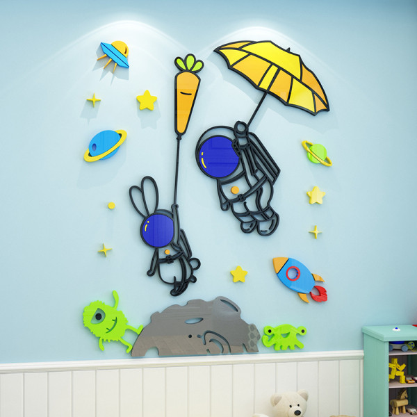 Isekleepuv 3D kleebis lapse toa kaunistamiseks