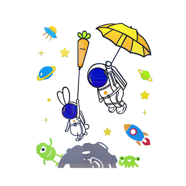 Isekleepuv 3D kleebis lapse toa kaunistamiseks