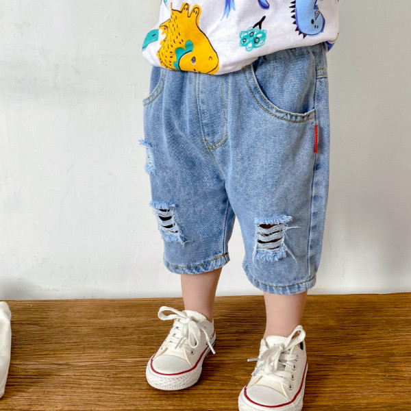 Rebenenud kummiku ja taskutega vabaaja lasteteksad poistele