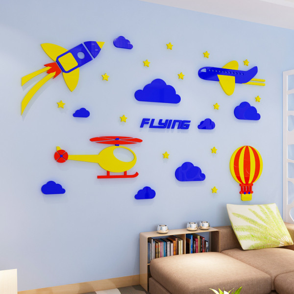 Αυτοκόλλητο παιδικό  3D για τη διακόσμηση παιδικού δωματίου