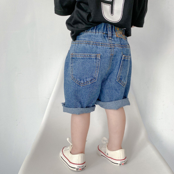 Ikdienas bērnu džinsa šorti zēniem