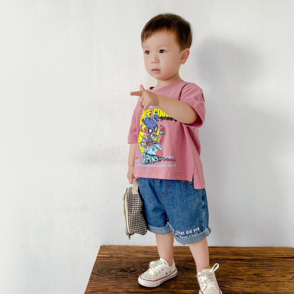 Ikdienas bērnu džinsa šorti zēniem