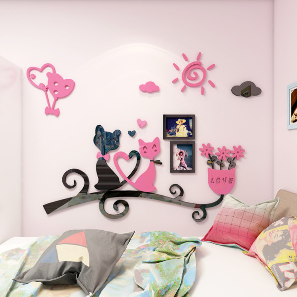 Αυτοκόλλητο  τοίχου 3D κατάλληλο για υπνοδωμάτιο