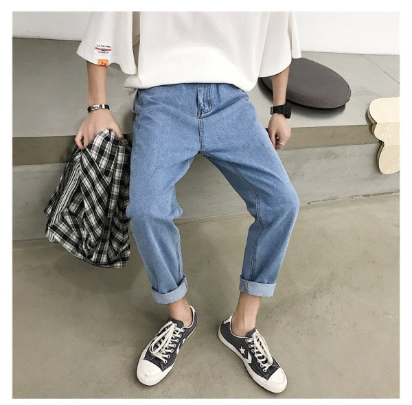 Ανδρικό casual τζιν κλασικό μοντέλο