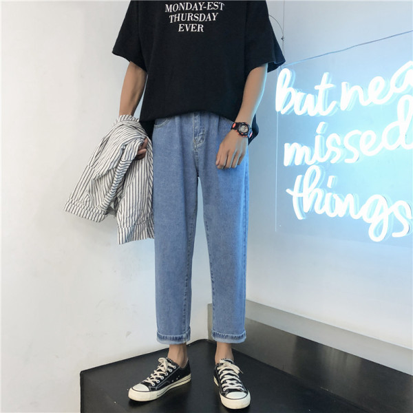 Ανδρικό casual τζιν κλασικό μοντέλο