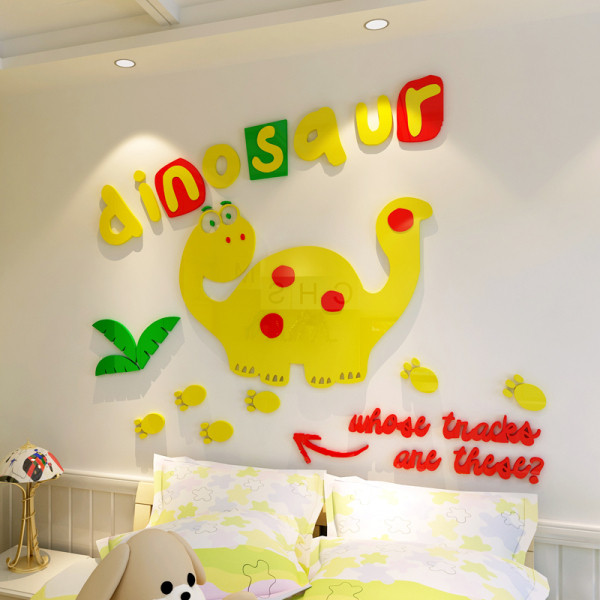 Autocolant de perete 3D potrivit pentru decorarea camerei unui copil