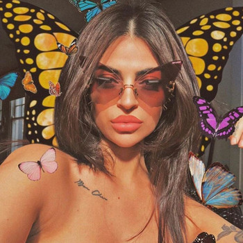 Нов модел слънчеви очила с форма на пеперуда