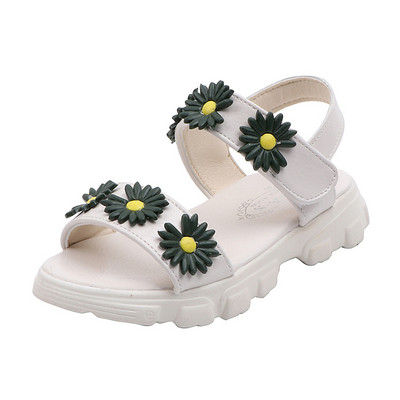 Παιδικά casual σανδάλια με τρισδιάστατο στοιχείο από οικολογικό δέρμα