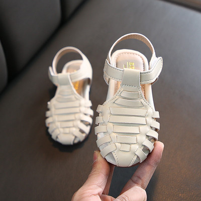 Eko bőrből készült alkalmi gyerekszandál lányoknak