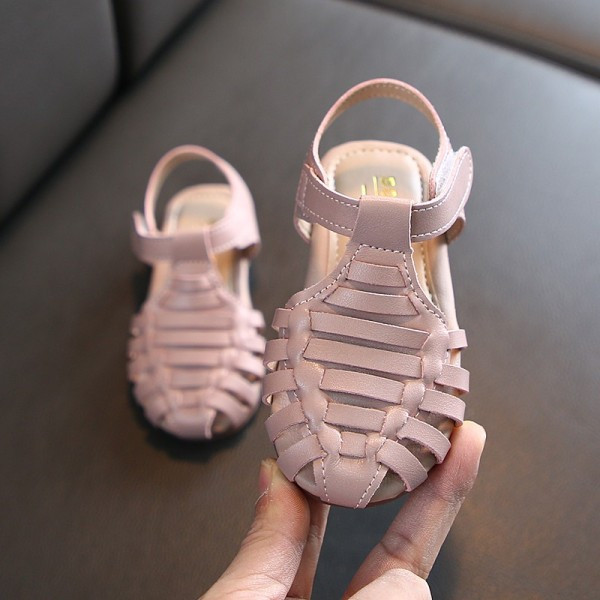 Eko bőrből készült alkalmi gyerekszandál lányoknak