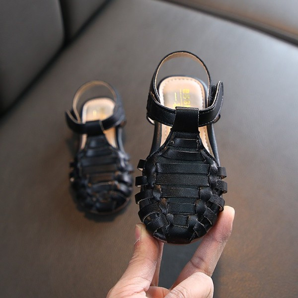 Eko bőrből készült alkalmi gyerekszandál lányoknak