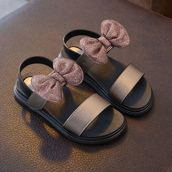 Παιδικά σανδάλια για κορίτσια με κορδέλα και επίπεδη σόλα
