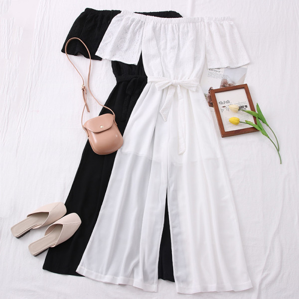 Naiste kombinesoonide uus mudel - paatkaelusega ja vööga