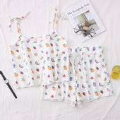 Napi női szett két részből álló felső + nadrág fehér színben