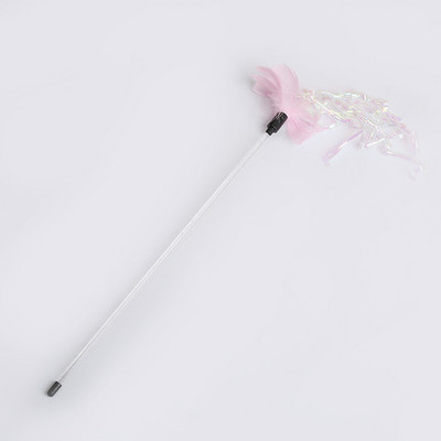 Jautra kaķu rotaļlieta ar pušķi