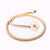 Jauna modeļa sieviešu elastīgā josta ar margrietiņu