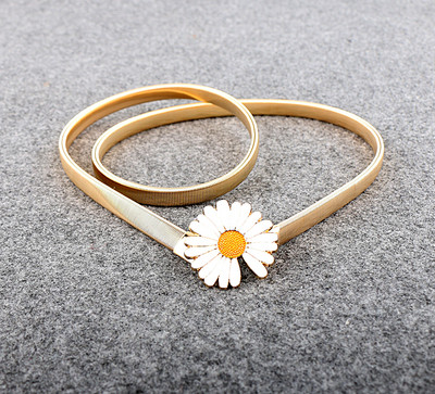 Jauna modeļa sieviešu elastīgā josta ar margrietiņu