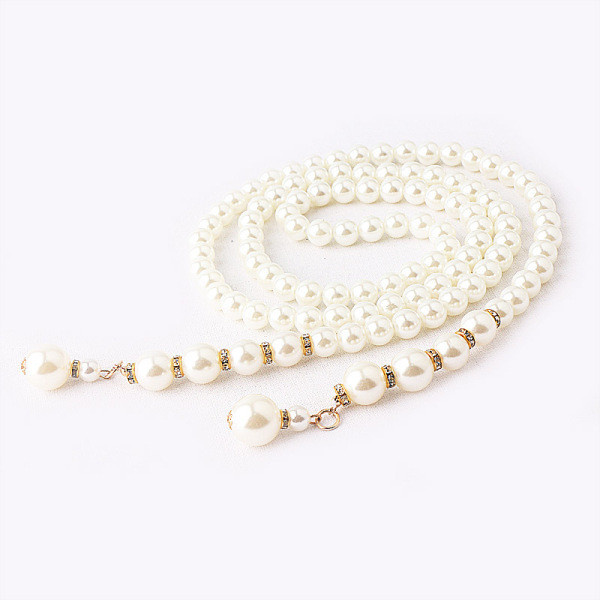 Gyöngyös női rugalmas öv - hossza 105 cm