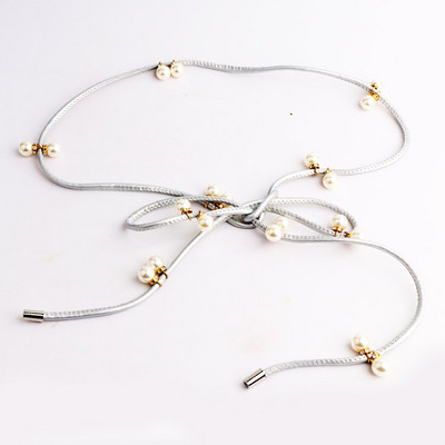 Új modell gyöngyös női öv, hossza 160 cm