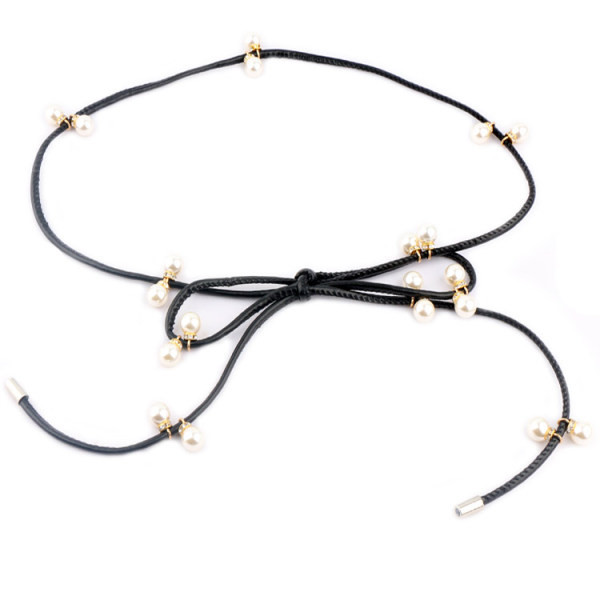 Új modell gyöngyös női öv, hossza 160 cm