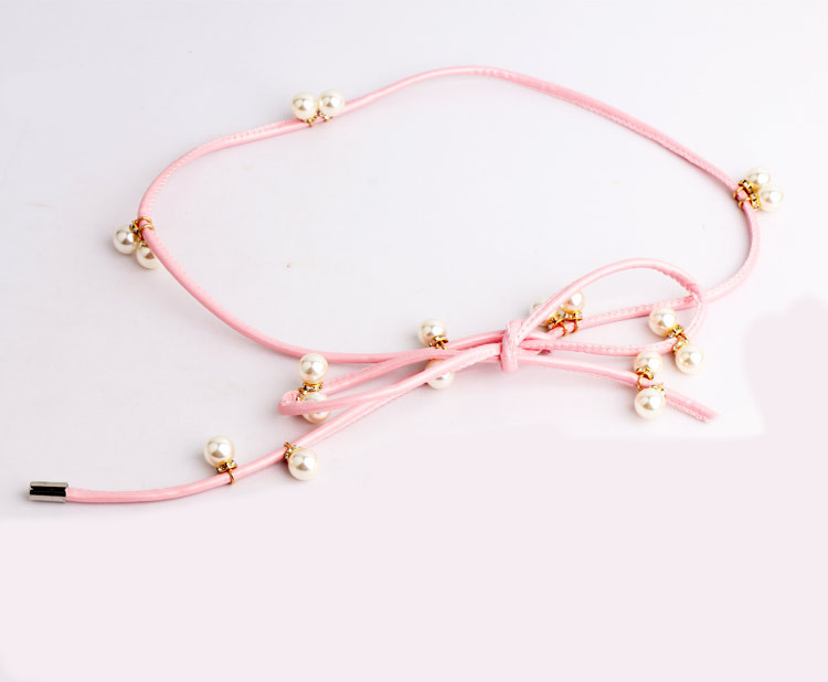 Új modell gyöngyös női öv, hossza 160 cm