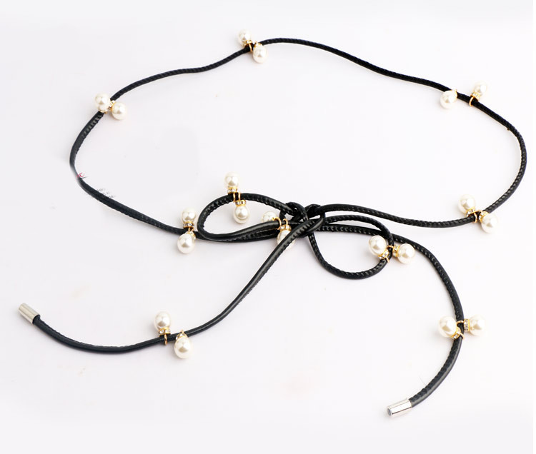 Új modell gyöngyös női öv, hossza 160 cm