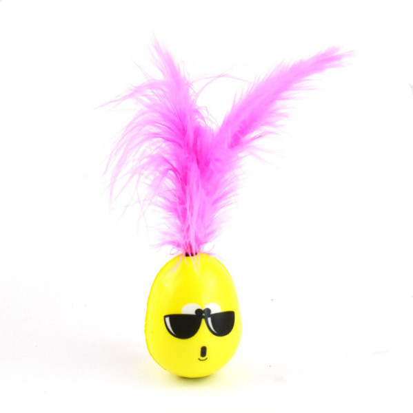 Παιχνίδι για γάτες με φτερό σε διαφορετικά χρώματα