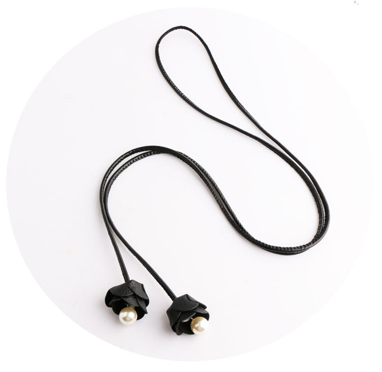 Γυναικεία ζώνη από οικολογικό δέρμα νέου μοντέλου με πέρλες 