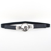 Ελαστική γυναικεία ζώνη με μεταλλικό στοιχείο