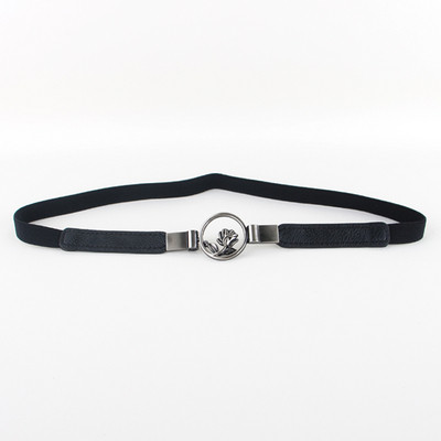 Ελαστική γυναικεία ζώνη με μεταλλικό στοιχείο