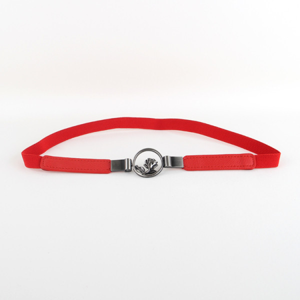 Ελαστική γυναικεία ζώνη με μεταλλικό στοιχείο