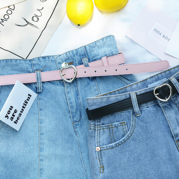 Sieviešu eko-ādas josta un metāla sprādze