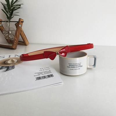 Σύγχρονη γυναικεία ρυθμιζόμενη ζώνη με κορδέλα