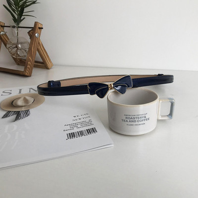 Σύγχρονη γυναικεία ρυθμιζόμενη ζώνη με κορδέλα