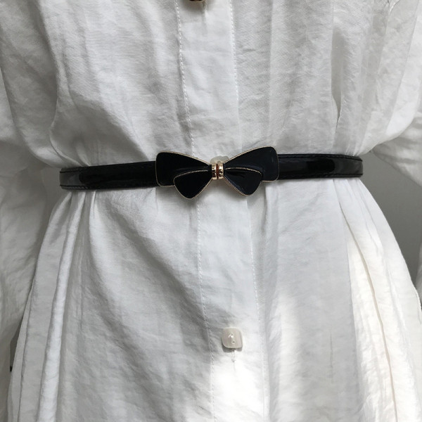 Σύγχρονη γυναικεία ρυθμιζόμενη ζώνη με κορδέλα